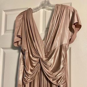 Adrianna Pappell dusty rose gown